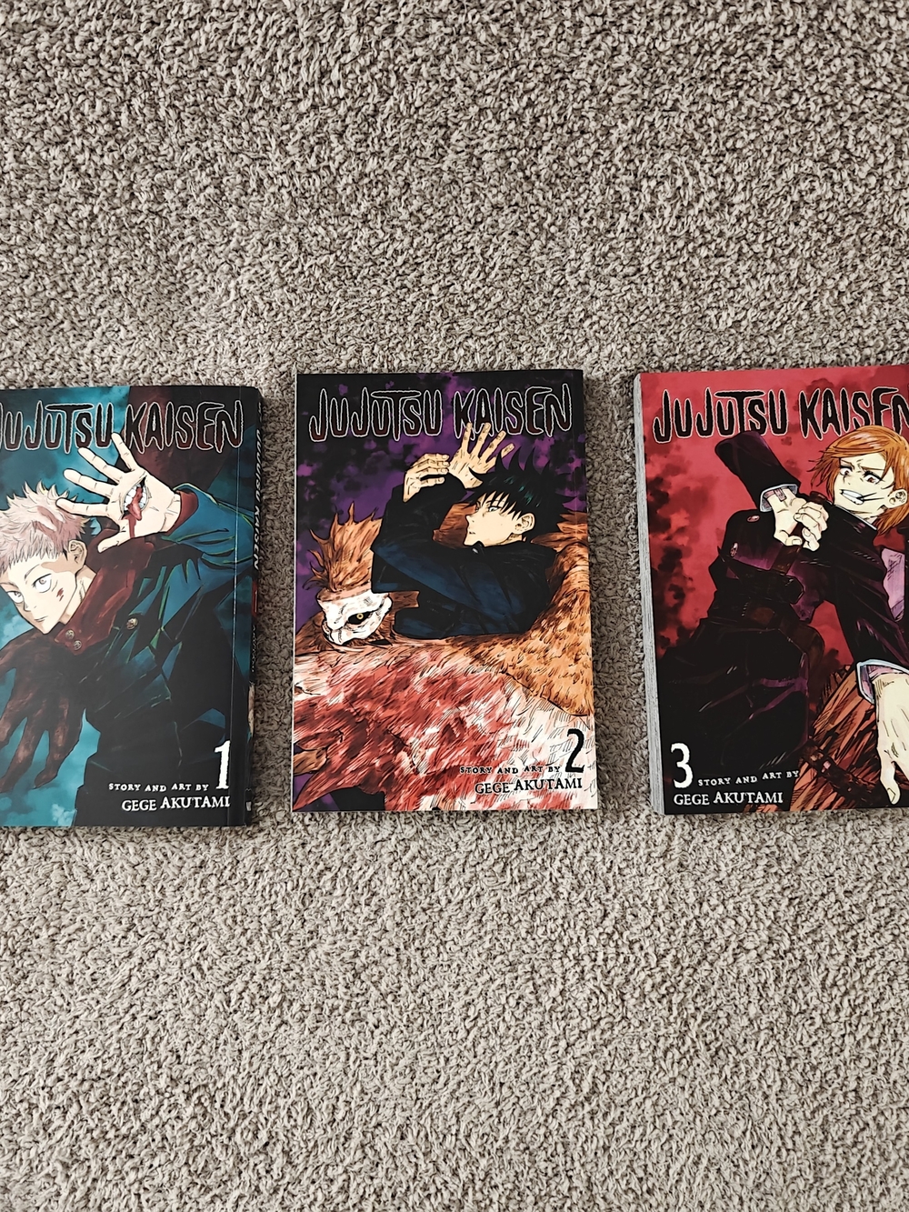 Jujutsu Kaisen Manga Volumes 1-3